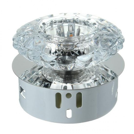 Modern 5W Crystal Ceiling Light Fixture SurfacE Mounted Pendant Chandelier Lamp for Aisle Hallway