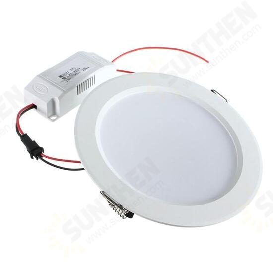 Non-dimmble 9W Round LED Recessed Ceiling Panel Down Light With Driver AC85-265V