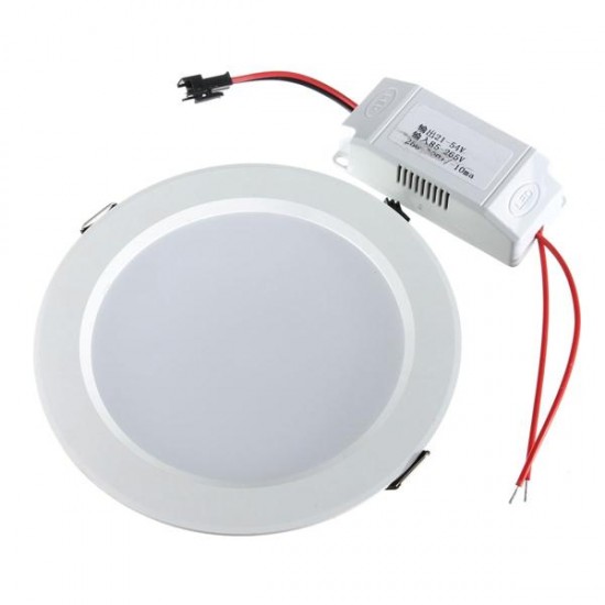 Non-dimmble 9W Round LED Recessed Ceiling Panel Down Light With Driver AC85-265V