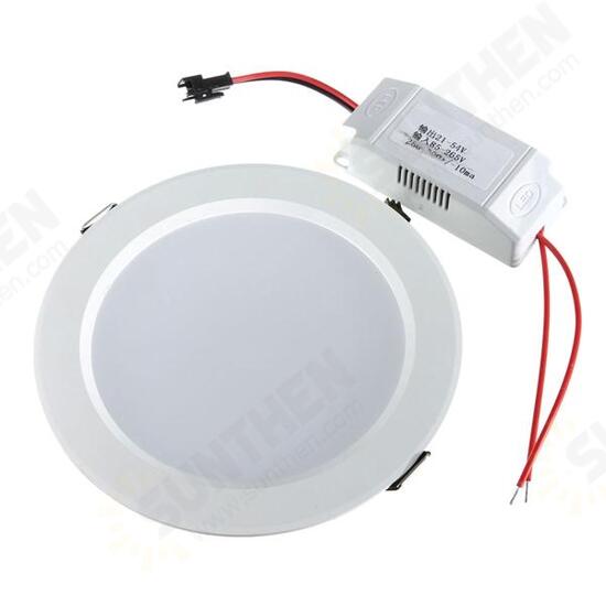 Non-dimmble 9W Round LED Recessed Ceiling Panel Down Light With Driver AC85-265V