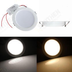 Non-dimmble 9W Round LED Recessed Ceiling Panel Down Light With Driver AC85-265V Non-dimmble 9W Round LED Recessed Ceiling Panel Down Light With Driver AC85-265V
