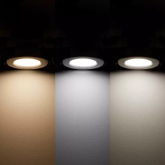 3W 220V LED Downlight 3 Color Temperature White / Warm / Yellow Ceiling Light From