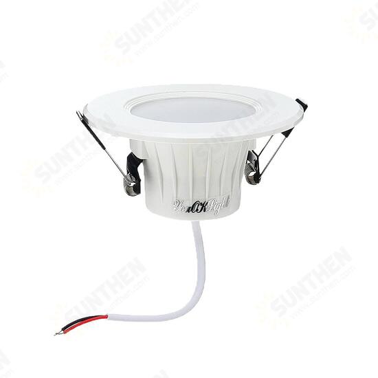 3W 8 LED Ceiling Down Light AC220V Warm White for Hotel Home Living Room Exhibition