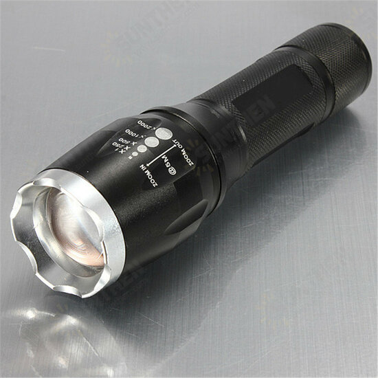 1000 Lumen Tactical T6 LED Zoomable Flashlight Torch Lamp