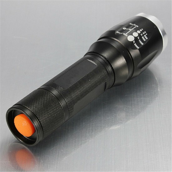 1000 Lumen Tactical T6 LED Zoomable Flashlight Torch Lamp