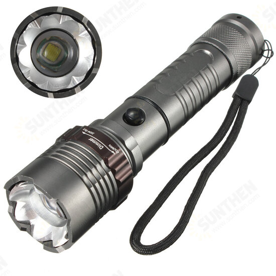 2600LM T6 LED Flashlight Zoomable 5Modes 18650 Torch Super Bright Torch Lamp For Camping Hiking Cycling