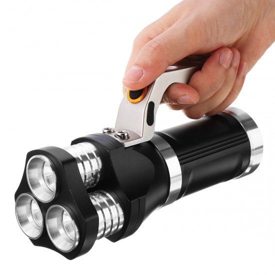 3x T6 LED Flashlight Rechargeable Tactical Spotlight