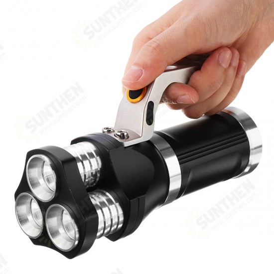 3x T6 LED Flashlight Rechargeable Tactical Spotlight