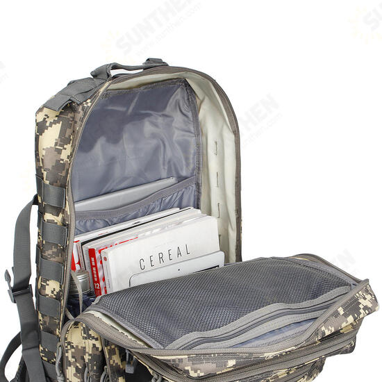 45L 900D Waterproof Tactical Camouflage Backpack Outdoor Travel Hunting School Bag Shoulder Bag