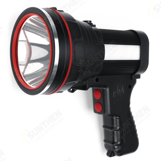 6000 Lumens Rechargeable Strong Spotlight Spot Lights Handheld Large Flashlight Super Bright Outdoor Camping Searchlight