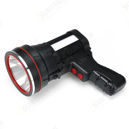 6000 Lumens Rechargeable Strong Spotlight Spot Lights Handheld Large Flashlight Super Bright Outdoor Camping Searchlight