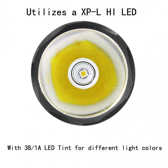 C8 XP-L HI 1300Lumens 7/4modes A6 Driver Tactical EDC LED Flashlight 18650