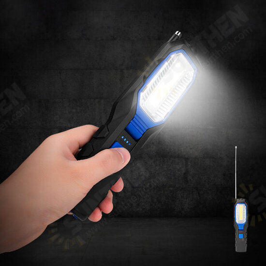 6302A 30W Flashlight 90° Rotate 3xAAA Battery 4 Modes LED Camping Light Waterproof Emergency Lamp For Hunting Fishing Cycling