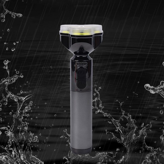 XPG+COB Strong Light Portable Flashlight with 18650 Battery USB Rechargeable Long Range Waterproof LED Torch With Power Display Outdoor Search Lamp