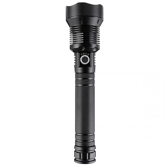 XPH90.2 USB Rechargeable Handheld Flashlight Kit with 18650 Battery USB Cable Adjustable Focus LED Torch
