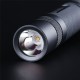 S2+ Nichia 219C 4000K 5700K 7135*4 1400mAh Driver 12 Groups Mode 18650 LED Flashlight Smooth Reflector 18650 Battery Portable Torch