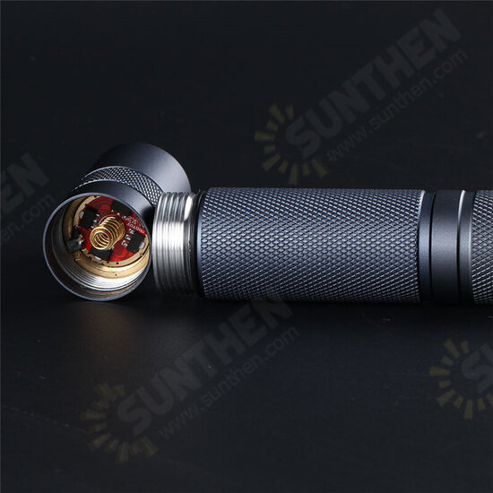 S2+ Nichia 219C 4000K 5700K 7135*4 1400mAh Driver 12 Groups Mode 18650 LED Flashlight Smooth Reflector 18650 Battery Portable Torch