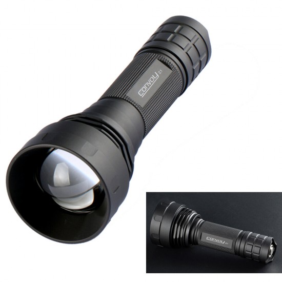 Z1 SST40 2000lm 12-group Modes + Zoomable Temperature Control 18650/21700 Powerful LED Flashlight