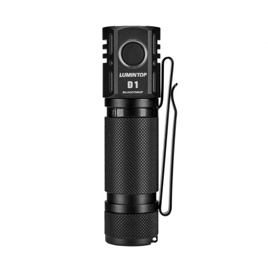 D1 Triple LED 2000LM 180M TIR Lens Long Range EDC Flashlight Waterproof 18650 Compact Mini Torch Porcket Light