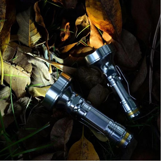 FT01 FT02 1250lm/6160lm EDC Tactical Flashlight Beam Throw 209m/346m Mini Torch Strong Flood Light Search Rescue Light 14500/18650 Battery