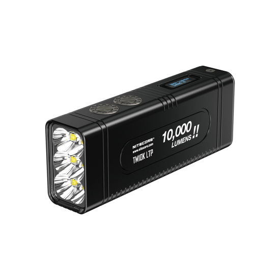 TM10K LTP 10000 Lumens 288m Flashlight Built-in 21700 Low Temperature Resistant Li-ion Battery 6*LED Cold Resistant Torch