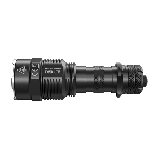 TM9K LTP 9800 Lumen Tactical Flashlight Cold Resistant 4000mAh USB-C Rechargeable IP68 Waterproof LED Torch Searching Flashlight