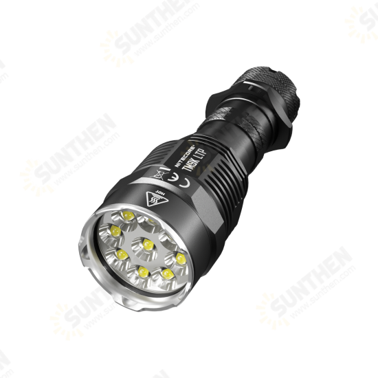 TM9K LTP 9800 Lumen Tactical Flashlight Cold Resistant 4000mAh USB-C Rechargeable IP68 Waterproof LED Torch Searching Flashlight