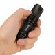 Q5 300LM Mini Zoomable LED Flashlightt Black(1*AA/1*14500), Telescopic XPE 7w 3 Modes+Zoomable Tactical Torch