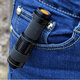 Q5 300LM Mini Zoomable LED Flashlightt Black(1*AA/1*14500), Telescopic XPE 7w 3 Modes+Zoomable Tactical Torch