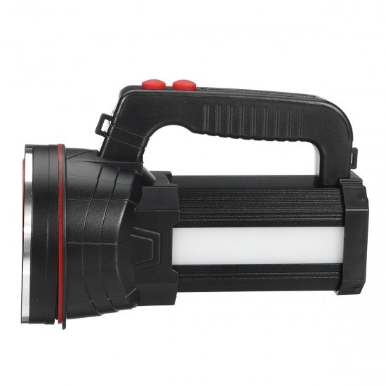Spotlight Super Bright LED Flashlight 2 Modes USB Rechargeable Floodlight LED Flashlight Fishing Hunting