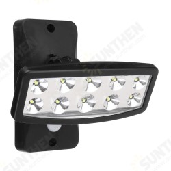 10 LED Solar Power PIR Motion Sensor Wall Light Outdoor Garden 3 Mode Flood Light 10 LED Solar Power PIR Motion Sensor Wall Light Outdoor Garden 3 Mode Flood Light