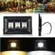 100W LED Ultra Thin Waterproof Flood Light Outdooors Garden Yard Lamp AC220V