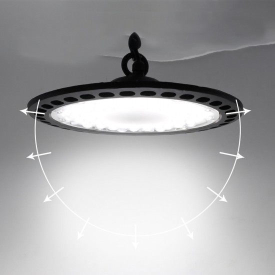 100W/150/200W High Bay LED Light UFO Shape LED Chandelier Suitable For Industrial Shed Warehouse Factory Farm Gym