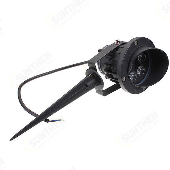 10W LED Flood Light With Rod & Cap For Garden Yard IP65 DC 12-24V