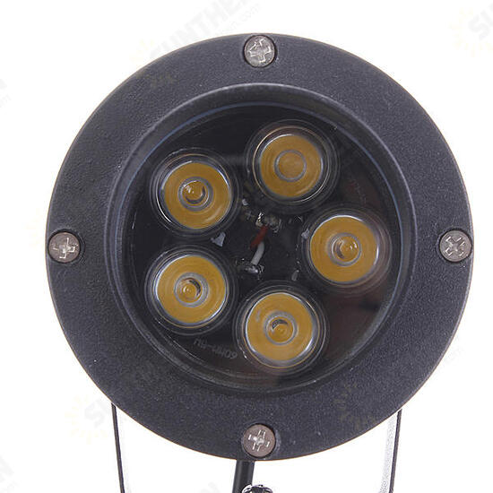 10W LED Flood Light With Rod & Cap For Garden Yard IP65 DC 12-24V