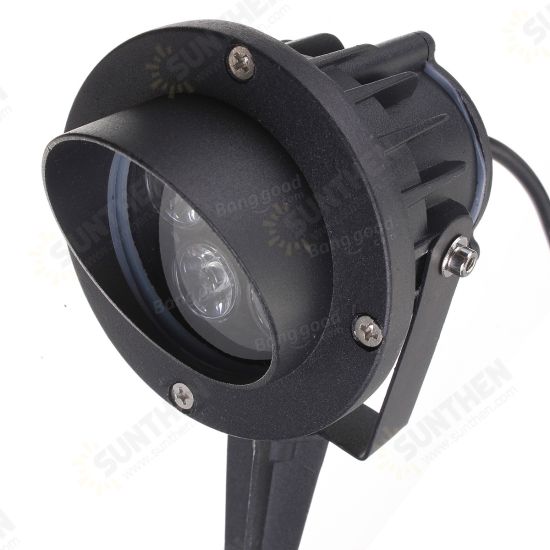 10W LED Flood Spot Lightt With Cap For Garden Yard Path IP65 AC 85-265V