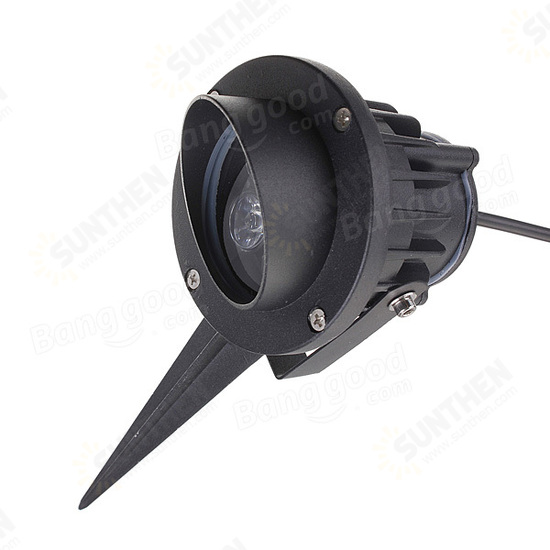 10W LED Flood Spot Lightt With Cap For Garden Yard Path IP65 AC 85-265V