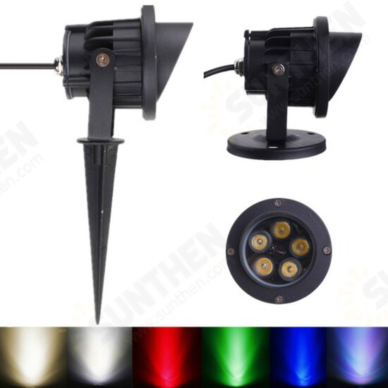 10W LED Flood Spotlight With Rod & Cap For Garden Yard IP65 AC 85-265V