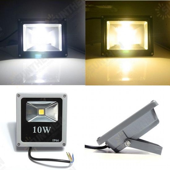 10W White/Warm White IP66 LED Flood Light Wash Outdoor AC85-265V