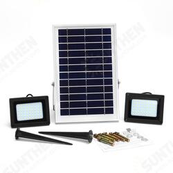 2 Pcs 5W 54 LED Flood Light Waterproof Light Sensor Solar Light 2 Pcs 5W 54 LED Flood Light Waterproof Light Sensor Solar Light