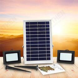 2 Pcs 5W 54 LED Flood Light Waterproof Light Sensor Solar Light 2 Pcs 5W 54 LED Flood Light Waterproof Light Sensor Solar Light