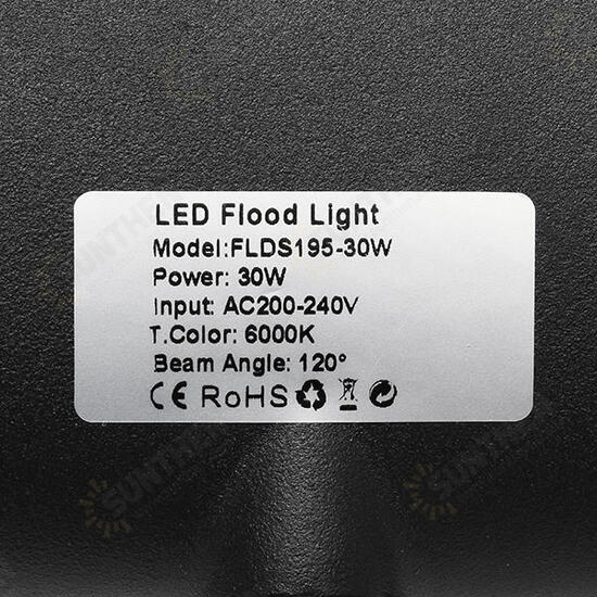 20W 30W LED Anti-dazzle Flood Light Waterproof Outdoor Garden Spot Lamp AC200-240V