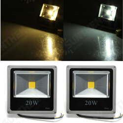 20W White/Warm White LED Flood Light Gray Black Shell AC 85-265V 20W White/Warm White LED Flood Light Gray Black Shell AC 85-265V