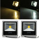 20W White/Warm White LED Flood Light Gray Black Shell AC 85-265V