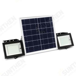 2Pcs Remote Control 100 LED Flood Light Dimmable Timer Waterproof Solar Light Street Light 2Pcs Remote Control 100 LED Flood Light Dimmable Timer Waterproof Solar Light Street Light