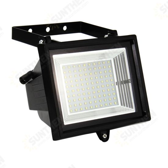 2Pcs Remote Control 100 LED Flood Light Dimmable Timer Waterproof Solar Light Street Light