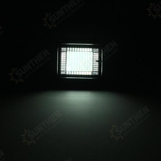 2Pcs Remote Control 100 LED Flood Light Dimmable Timer Waterproof Solar Light Street Light