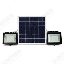 2Pcs Remote Control 80 LED Flood Light Dimmable Timer Waterproof Solar Light Street Light 2Pcs Remote Control 80 LED Flood Light Dimmable Timer Waterproof Solar Light Street Light
