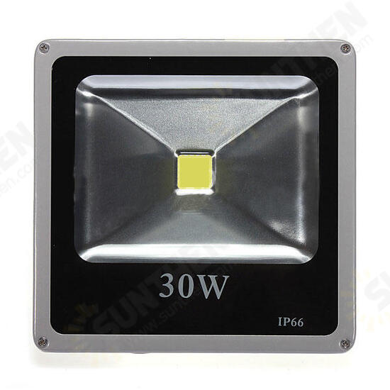 30W Gray Ultra Thin IP65 Waterproof Aluminum Flood Light 85-265V