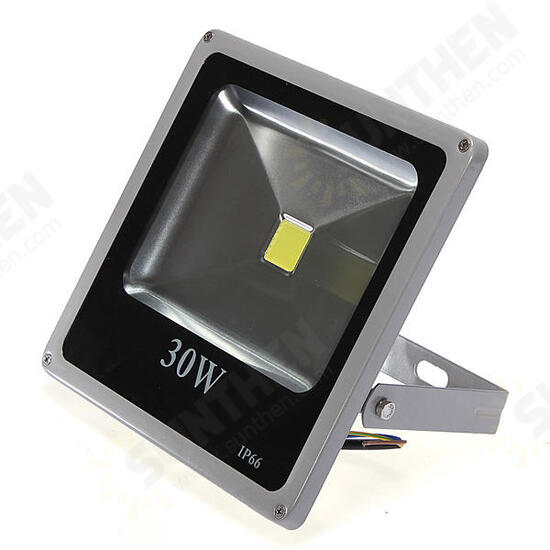 30W Gray Ultra Thin IP65 Waterproof Aluminum Flood Light 85-265V